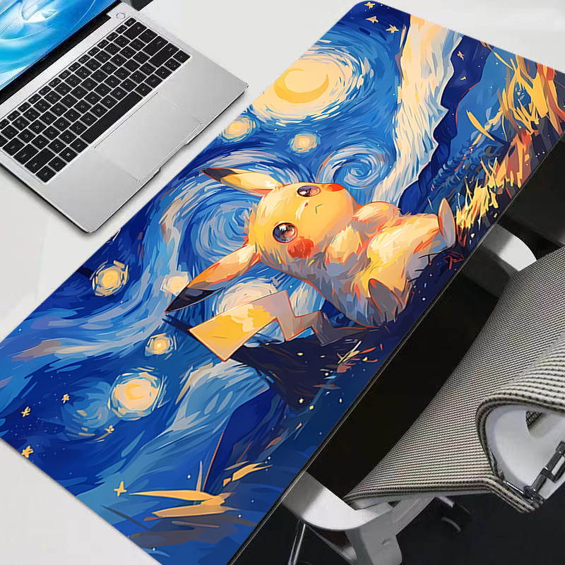 Pc Gaming Used - Mouse Pad Large P-Pikachu Rubber PC