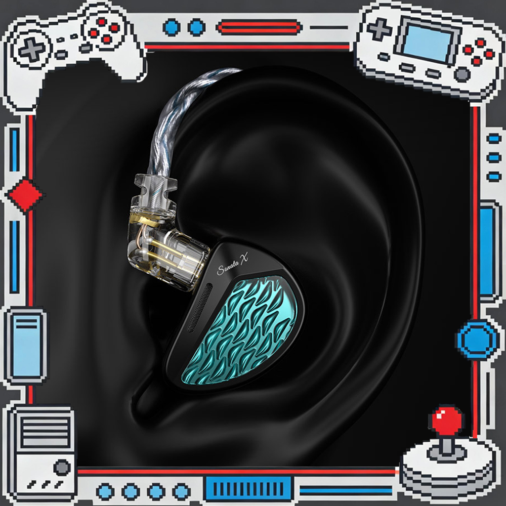 Pc Gaming Earphones - KZ Sonata X In-Ear Monitor Earphone