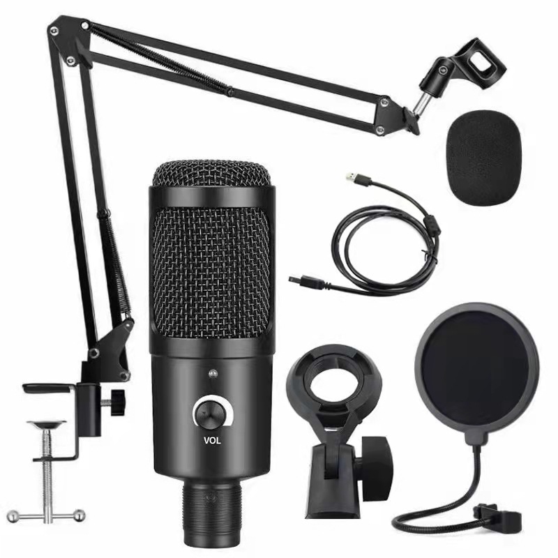 USB Condenser Microphone Recor - مراجعة Pc Gaming Youtubers وسعره