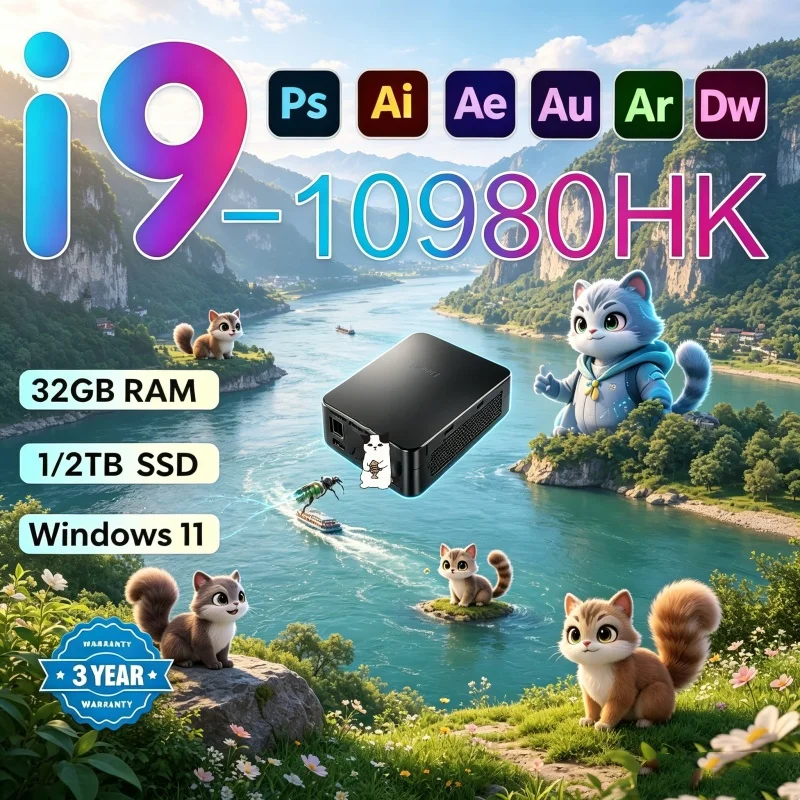 Pc Gaming I9 - 2026 Splendid Saker MINI PC Equipped