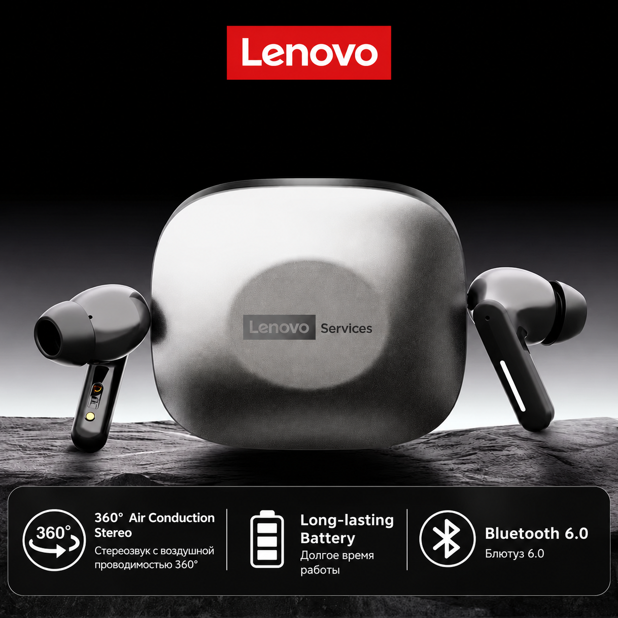 New Lenovo LE209 Wireless Blue - مراجعة Pc Gaming Earphones وسعره