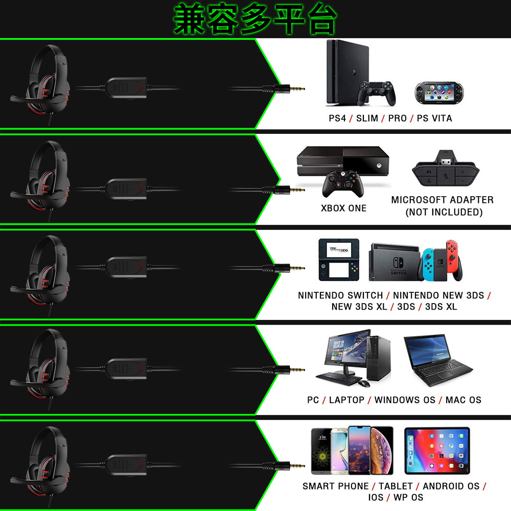 Headphones 3.5mm Wired Gaming  - مراجعة Pc Gaming Earbuds وسعره
