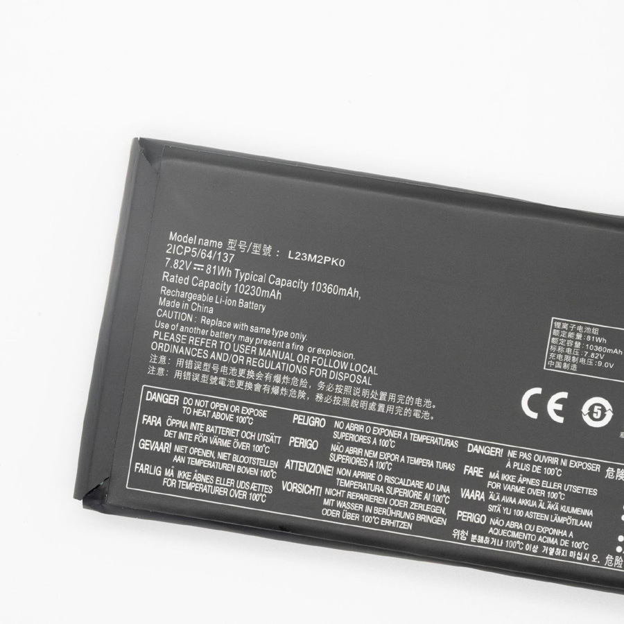 L23M2PK0 7.82V 10360mAh Laptop - مراجعة Pc Gaming Lenovo Legion وسعره