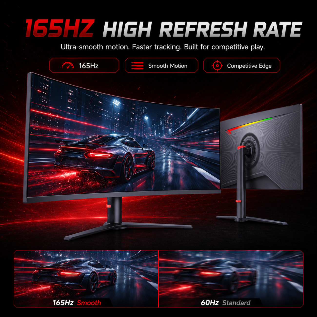 34 Inch 4K 165Hz 21:9 Curved E - مراجعة Pc Gaming Ultrawide Monitor وسعره