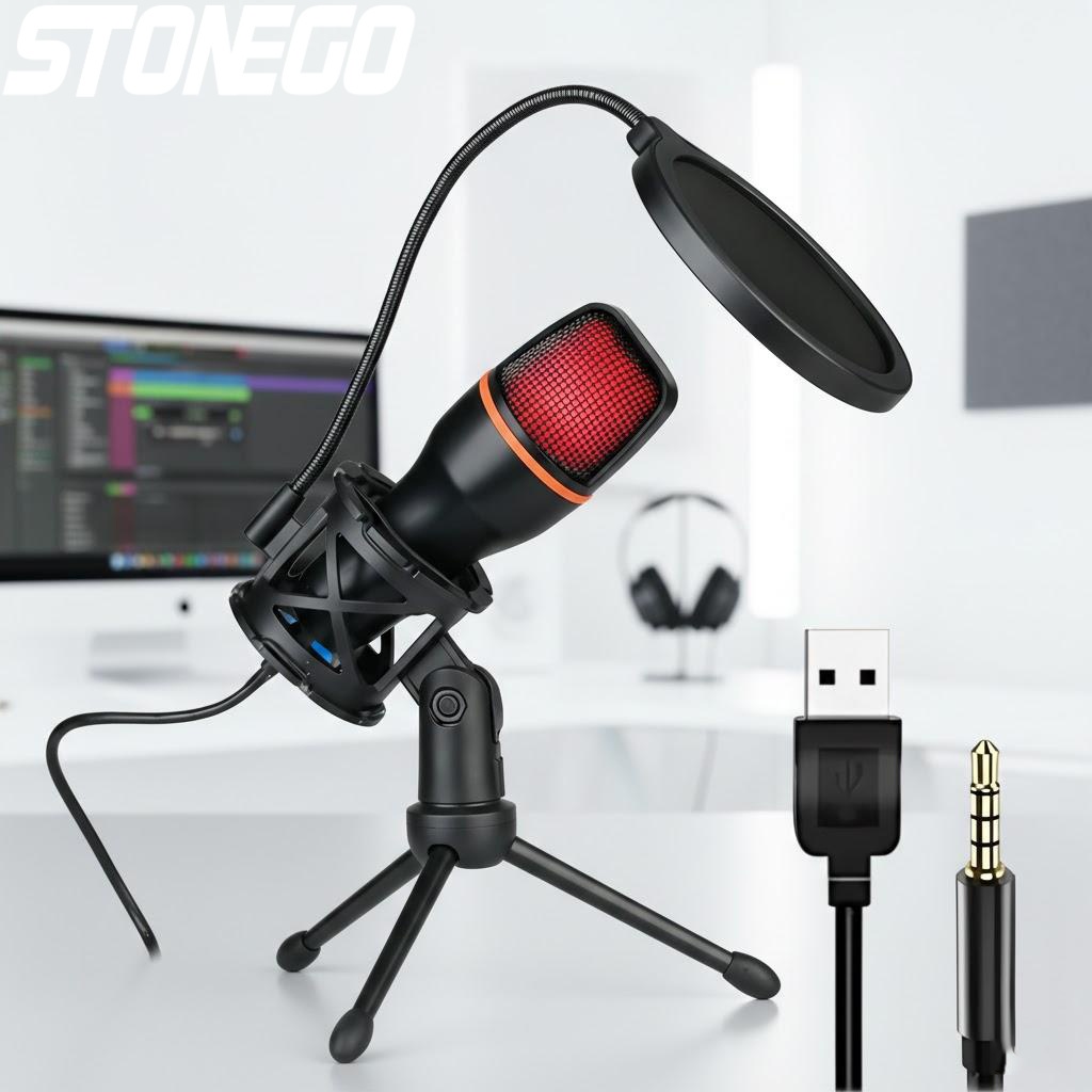 Professional USB Condenser Mic - مراجعة Pc Gaming Youtubers وسعره