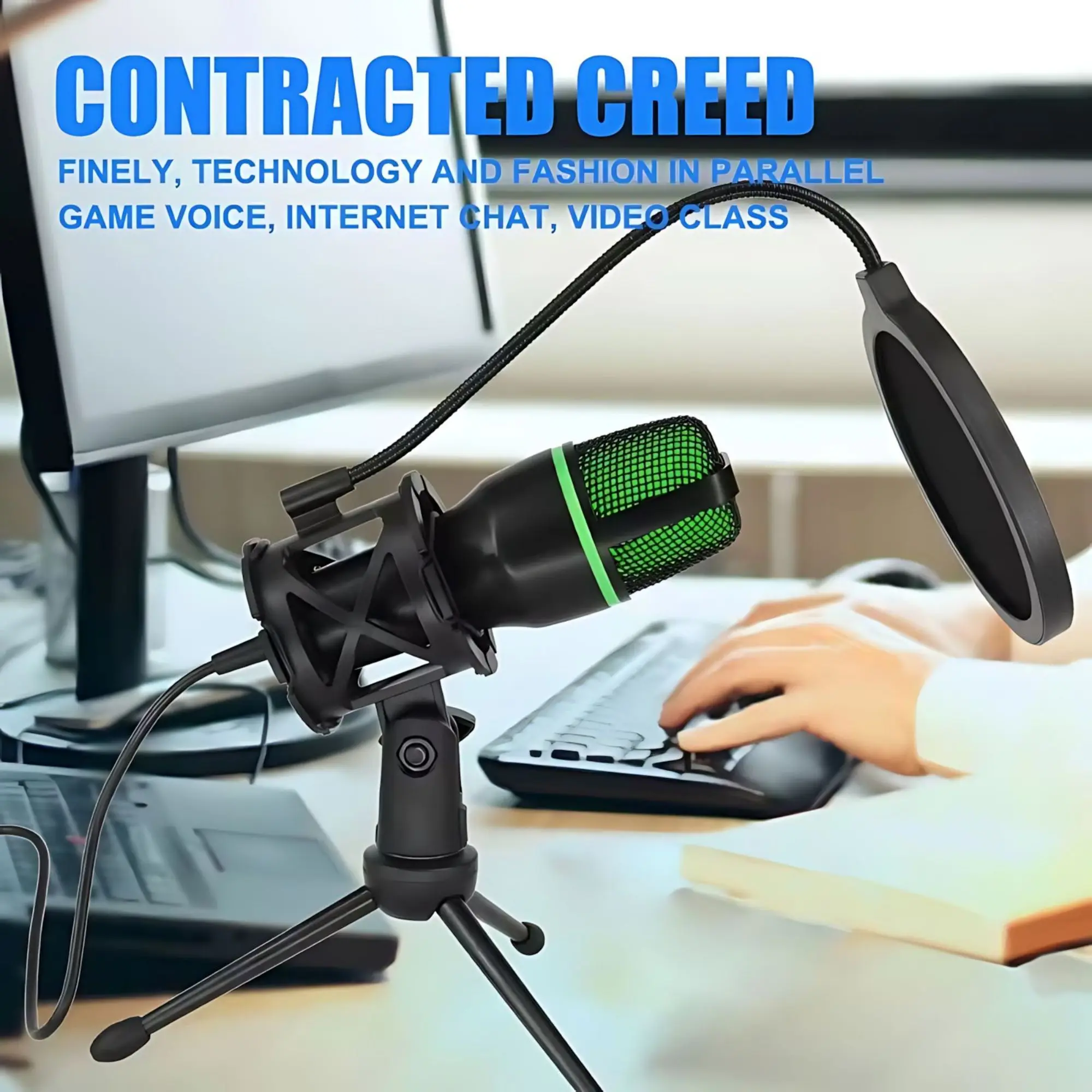 Professional USB Condenser Mic - مراجعة Pc Gaming Youtubers وسعره