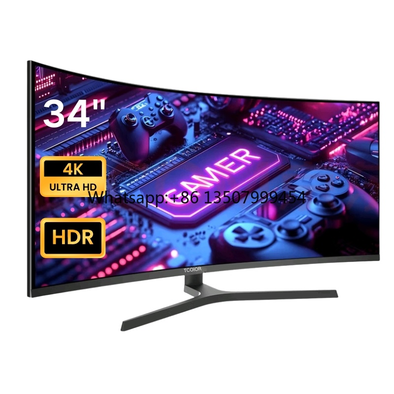 Moniteur 4k 34 Inch Curved Mon - مراجعة Pc Gaming Ultrawide Monitor وسعره