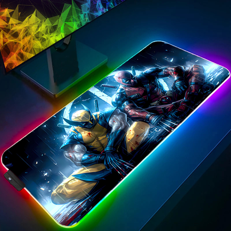 LED Mouse Pad Gaming Backlight - مراجعة Pc Gaming Used وسعره