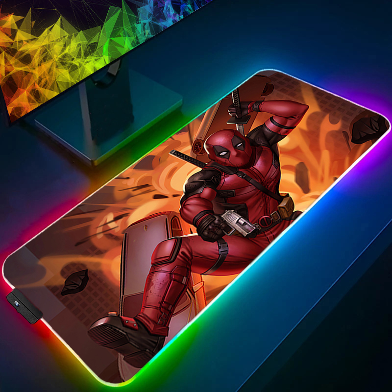 LED Mouse Pad Gaming Backlight - مراجعة Pc Gaming Used وسعره