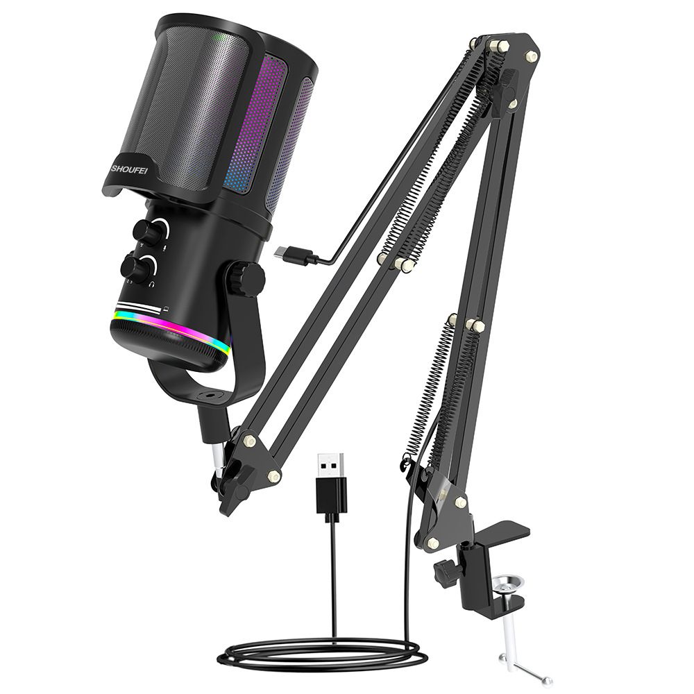 USB Gaming Microphone Kit for  - مراجعة Pc Gaming Youtubers وسعره