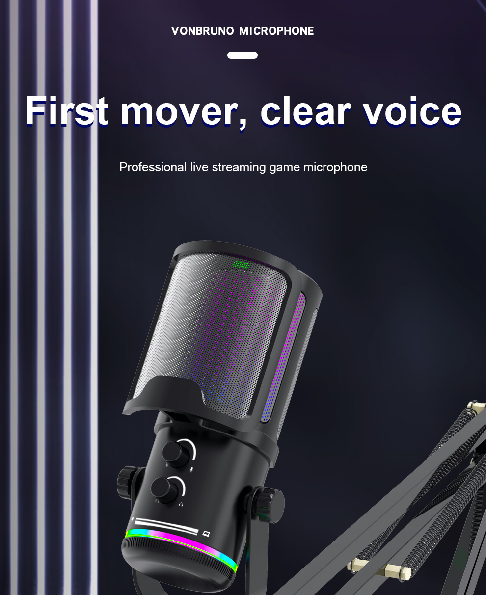 USB Gaming Microphone Kit for  - مراجعة Pc Gaming Youtubers وسعره