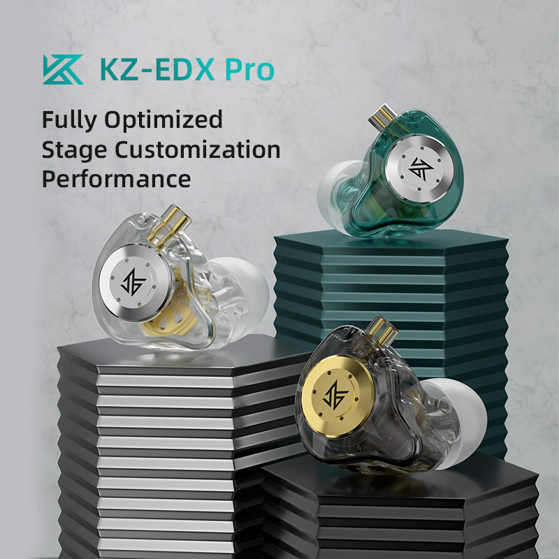 KZ EDX pro Fones de ouvido Bas - مراجعة Pc Gaming Earphones وسعره