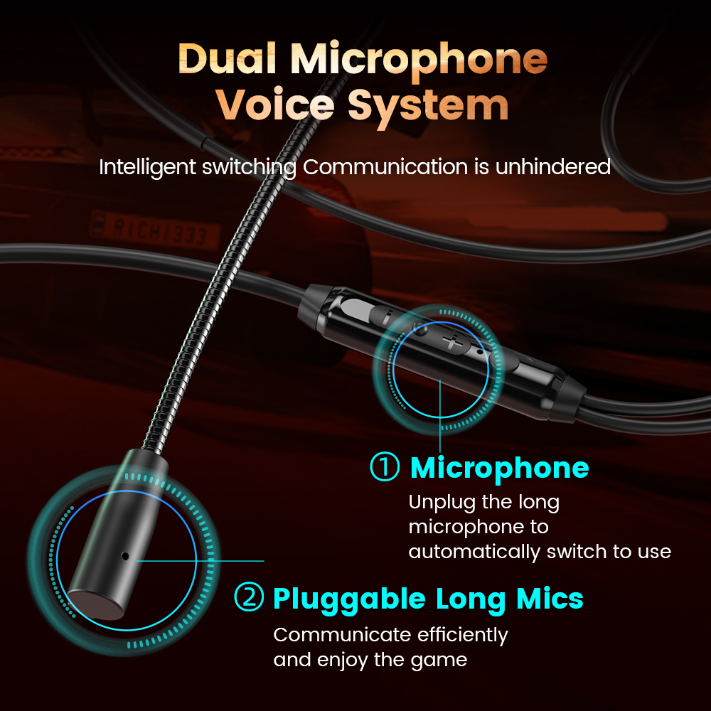Game wired headphones Type C&3 - مراجعة Pc Gaming Earbuds وسعره
