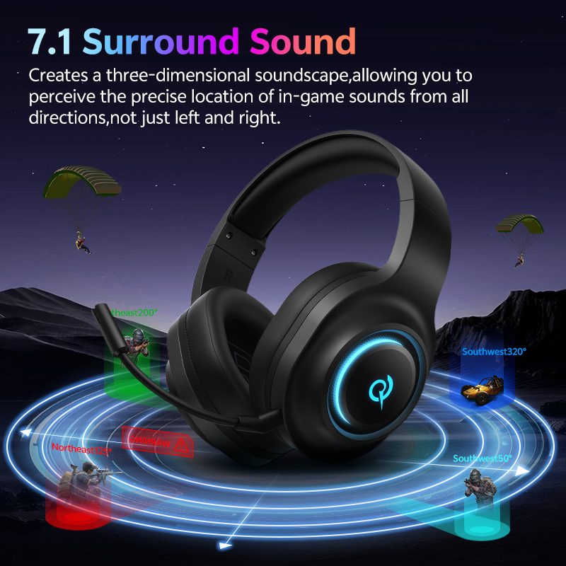 QCY Heroad V200 BH25H4GMA Gami - مراجعة Pc Gaming Earbuds وسعره