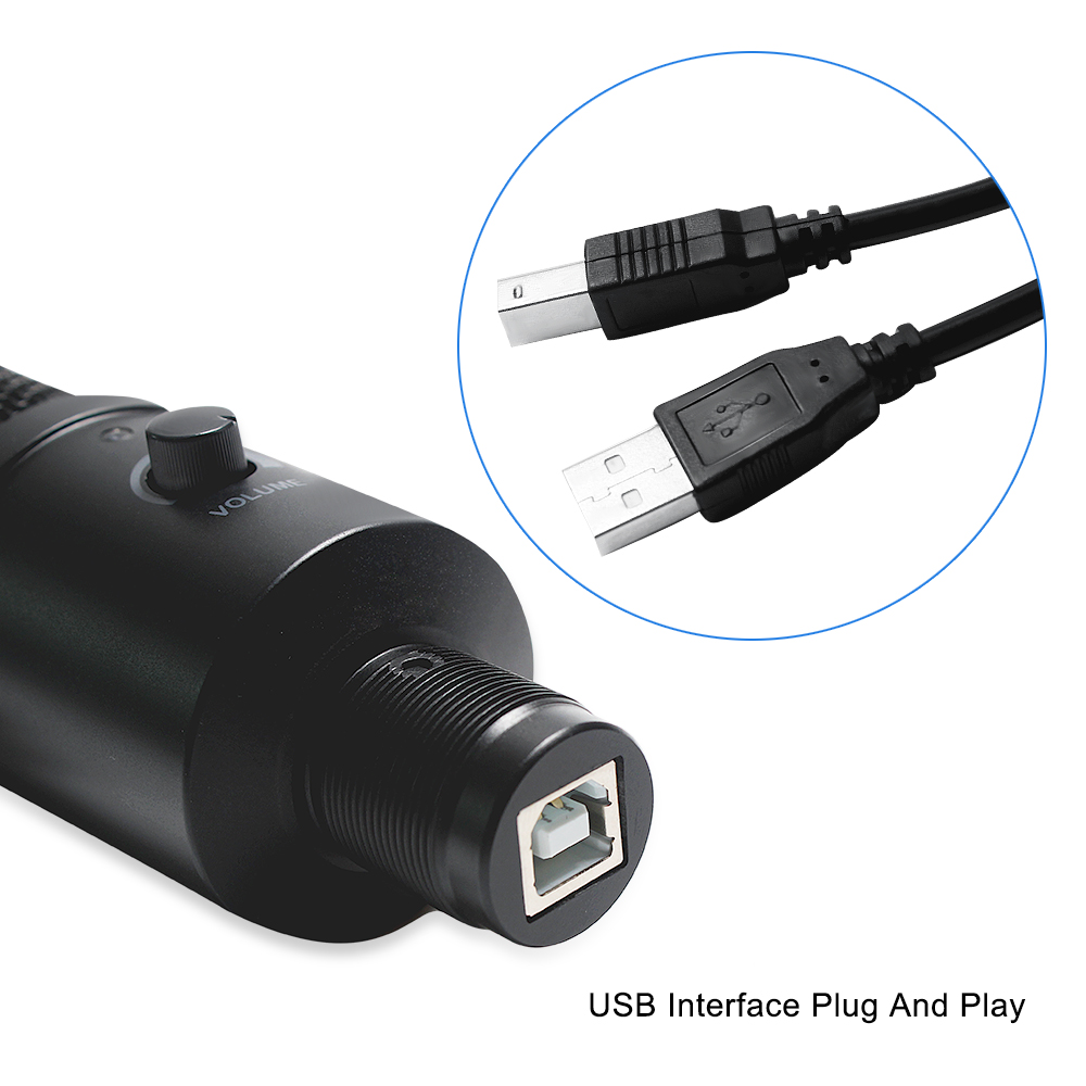 USB Condenser Microphone Recor - مراجعة Pc Gaming Youtubers وسعره