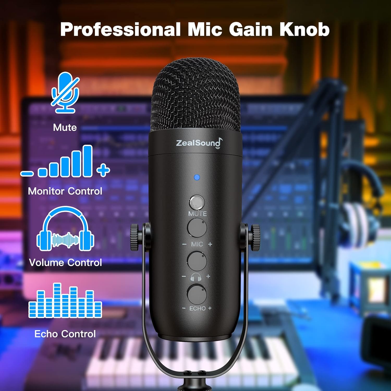 USB Podcast Microphone With Bo - مراجعة Pc Gaming Youtubers وسعره