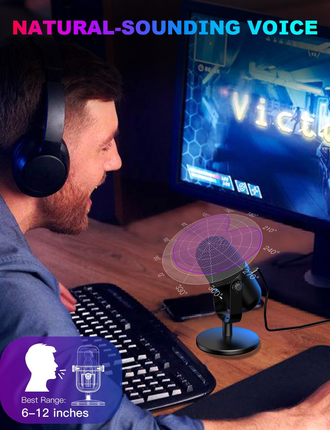 Gaming Microphone with Noise C - مراجعة Pc Gaming Youtubers وسعره