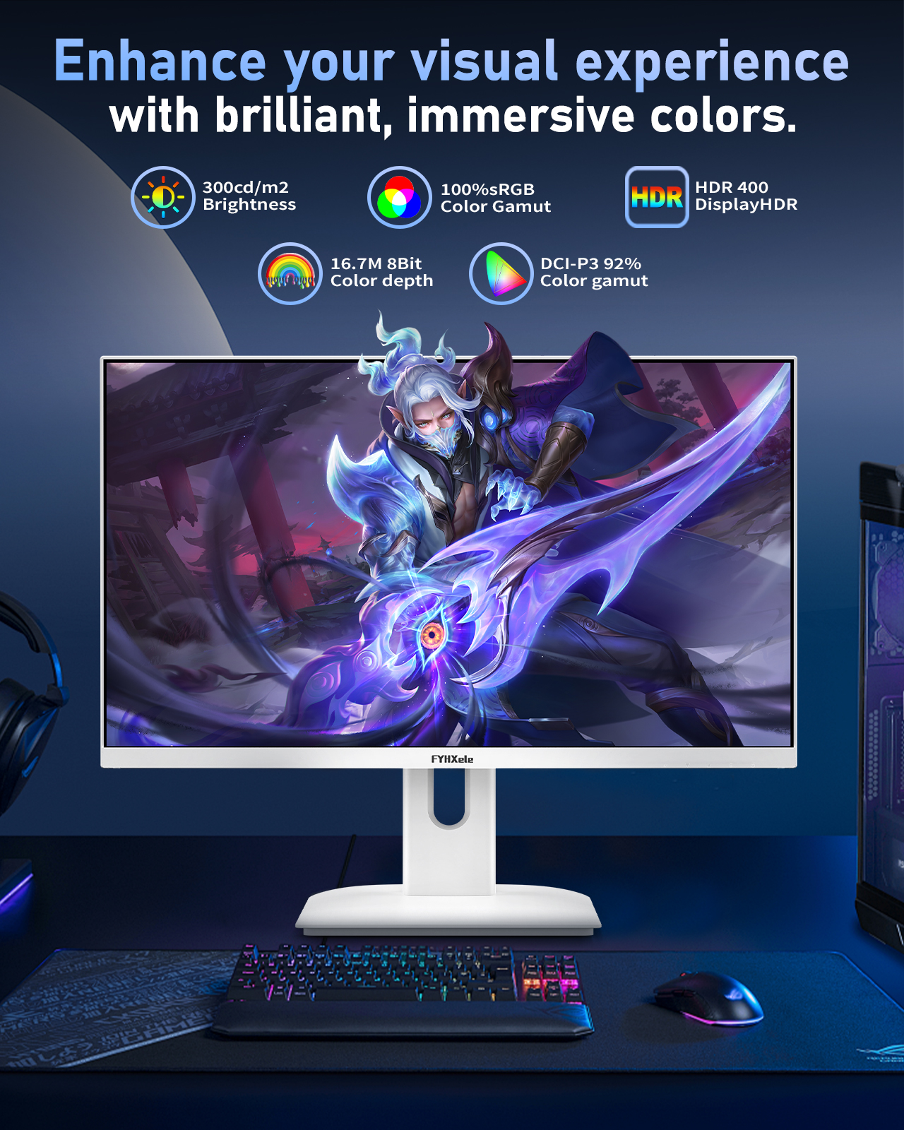 FYHXele 27 inch 180Hz IPS Gami - مراجعة Pc Gaming Ultrawide Monitor وسعره