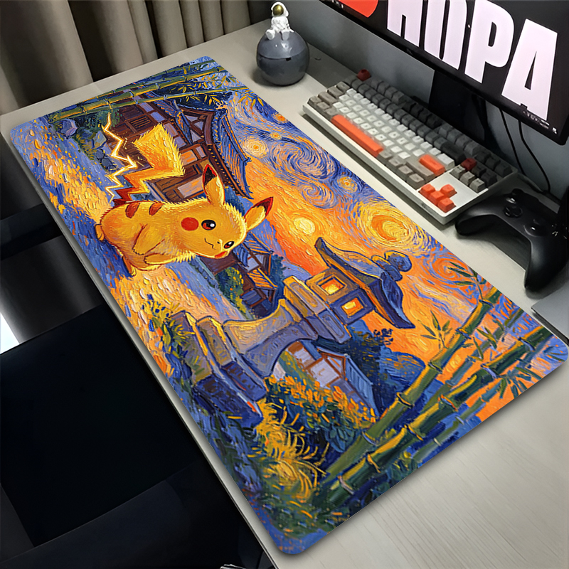 Mouse Pad Pokemon Pikachus Rub - مراجعة Pc Gaming Used وسعره