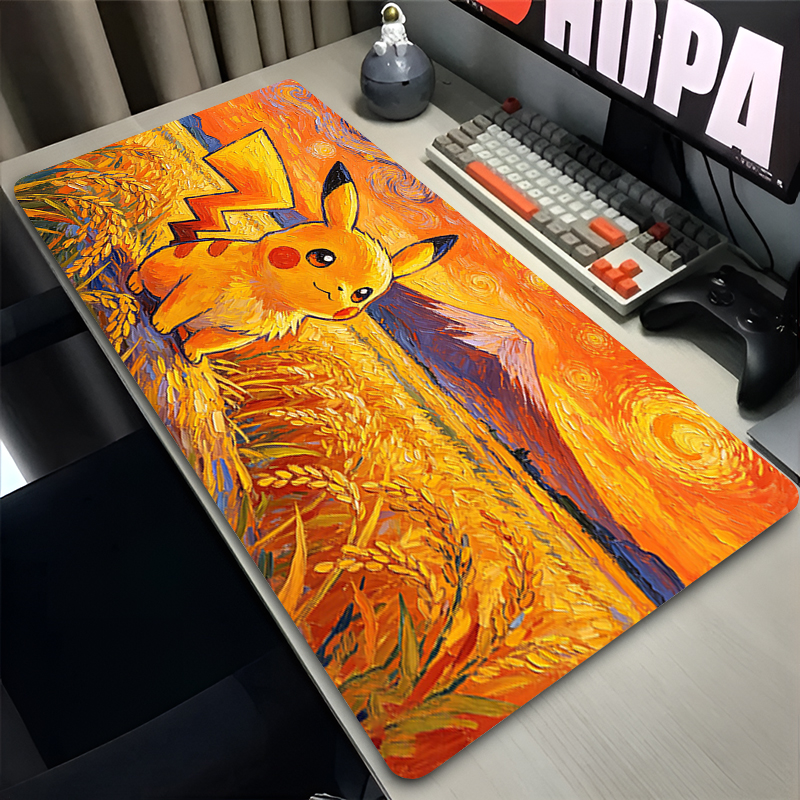 Mouse Pad Pokemon Pikachus Rub - مراجعة Pc Gaming Used وسعره