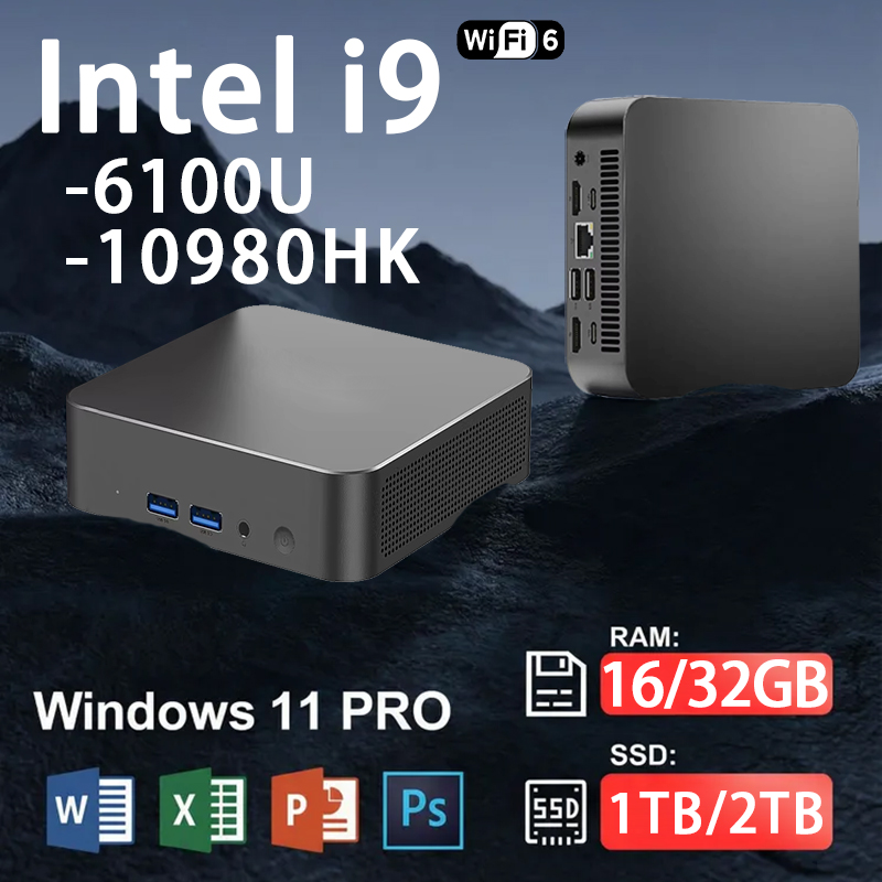 Mini PC Windows 11 Intel Core  - مراجعة Pc Gaming I9 وسعره