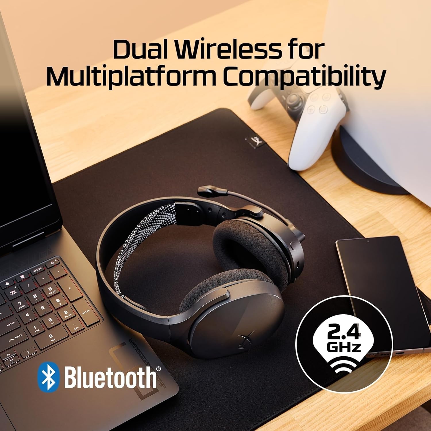 Dual Wireless Gaming Headset:  - مراجعة Pc Gaming Gaming وسعره