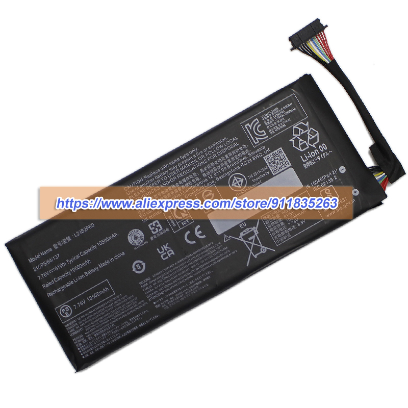New L23B2PK0 Battery 7.76V 105 - مراجعة Pc Gaming Lenovo Legion وسعره