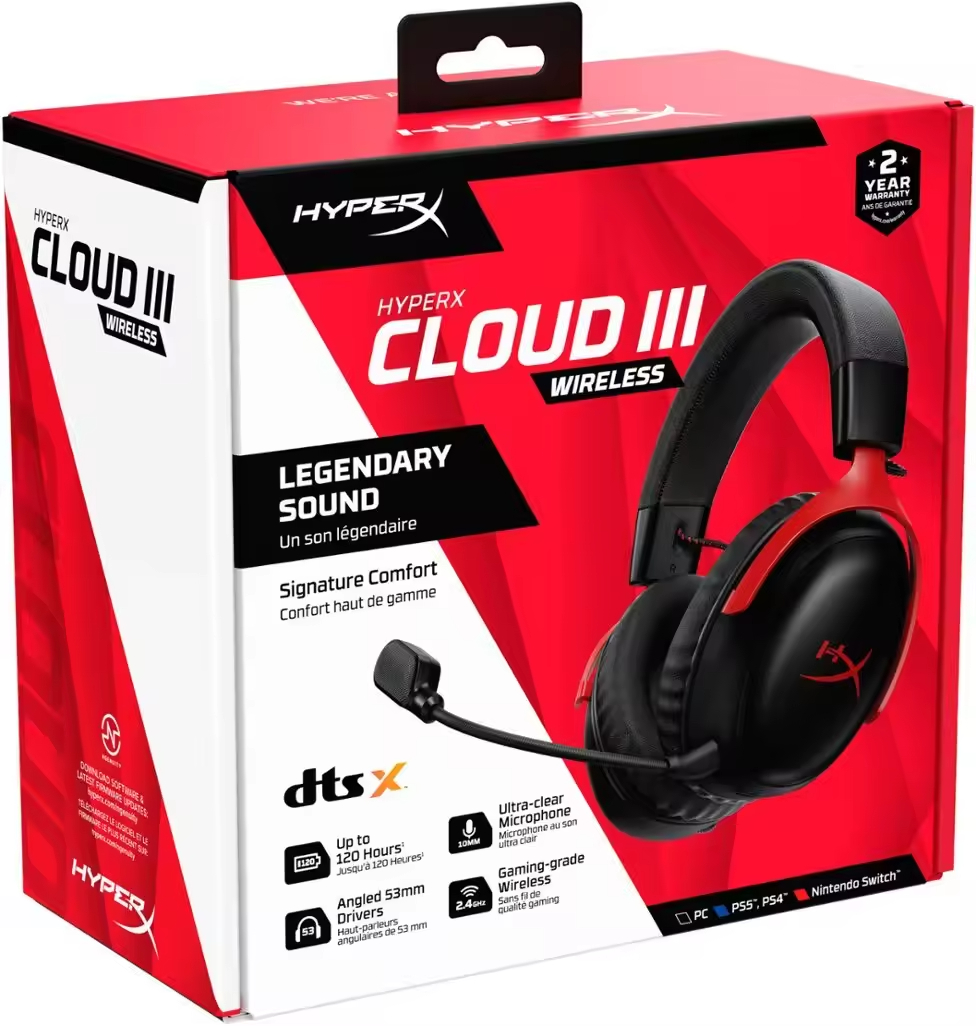 HyperX Cloud 3 77Z46AA 77Z45AA - مراجعة Pc Gaming Earphones وسعره