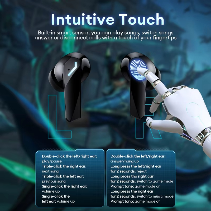 New Lenovo XT53 Wireless Upgra - مراجعة Pc Gaming Earphones وسعره