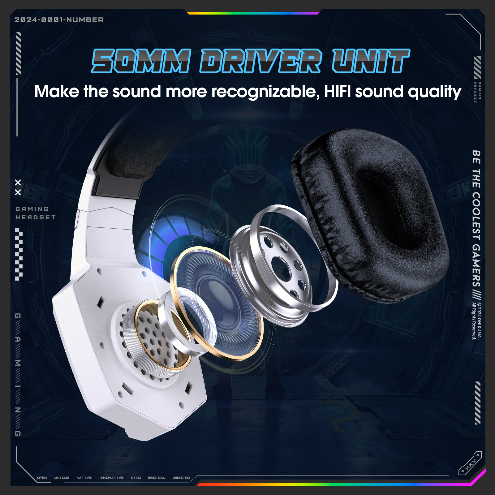 ONIKUMA 2.4GHz Wireless Gaming - مراجعة Pc Gaming Earphones وسعره