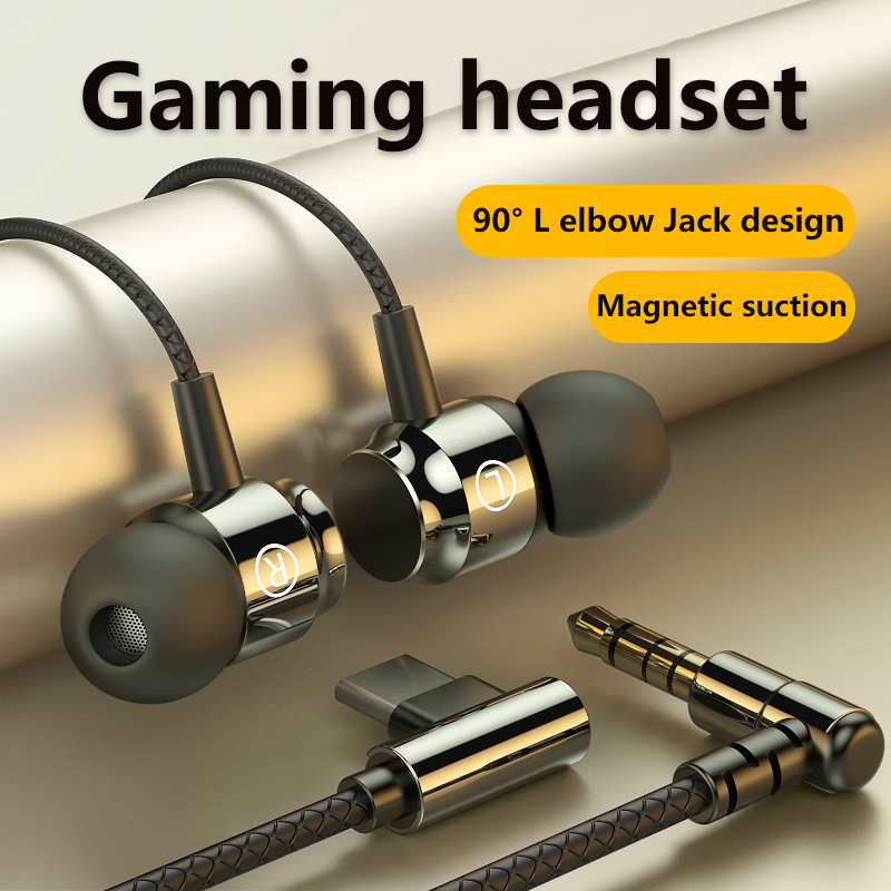Falcon L Jack Magnetic Suction - مراجعة Pc Gaming Earbuds وسعره
