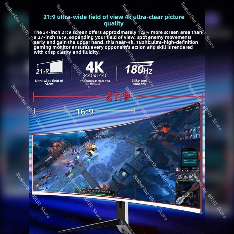 Computer Monitor 34 Inch 4K Ul - مراجعة Pc Gaming Ultrawide Monitor وسعره