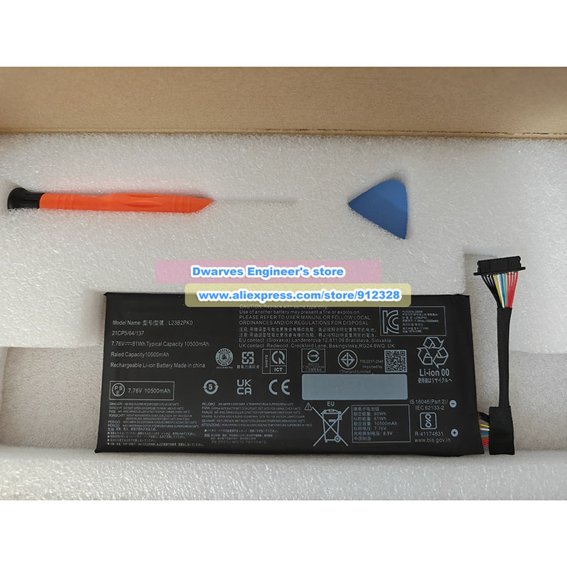 New 7.76V 81Wh L23B2PK0 Batter - مراجعة Pc Gaming Lenovo Legion وسعره