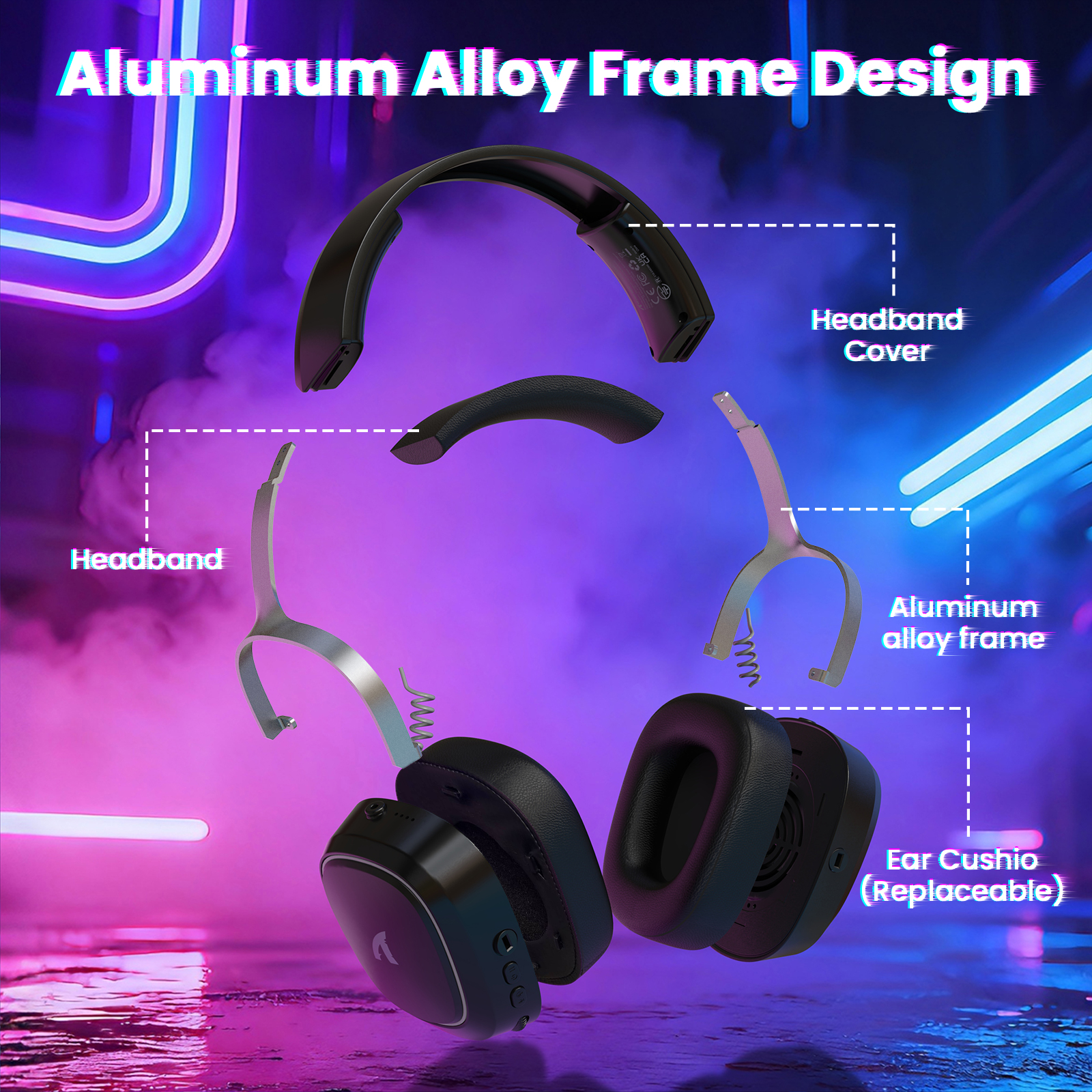 ATTACK SHARK G800 Wireless Gam - مراجعة Pc Gaming Earphones وسعره