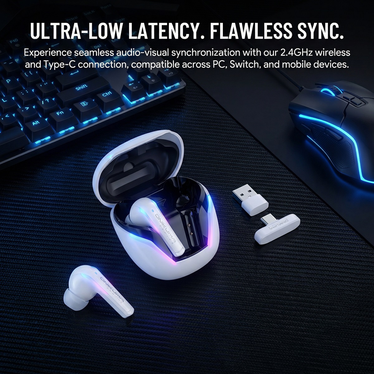 ONIKUMA T27 Wireless Gaming Ea - مراجعة Pc Gaming Earbuds وسعره