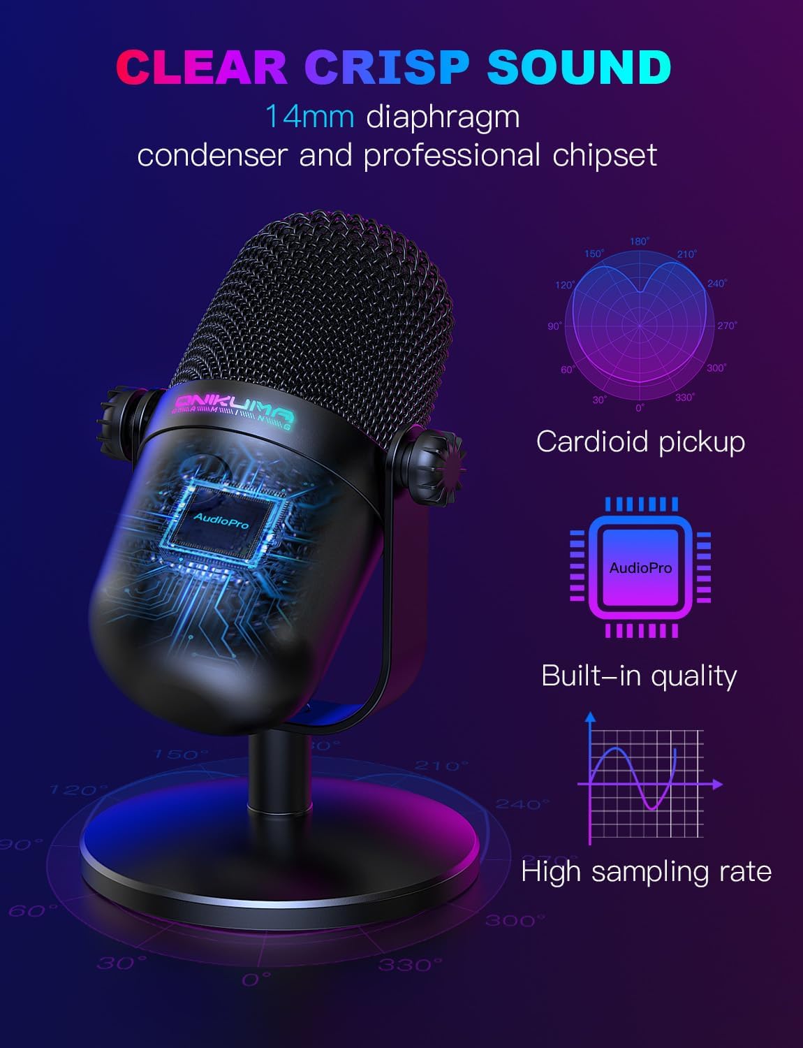USB Gaming Microphone With Noi - مراجعة Pc Gaming Gaming وسعره