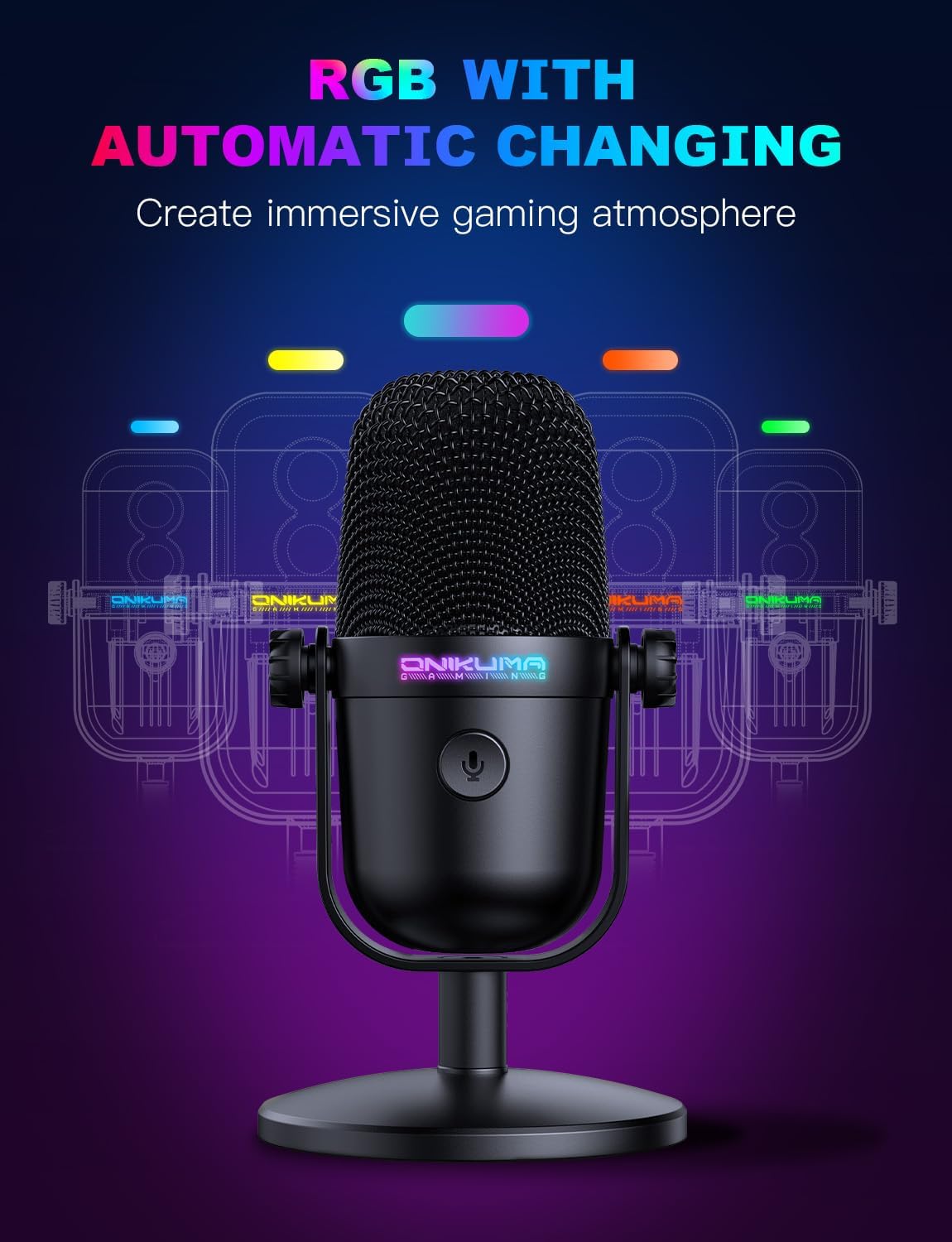USB Gaming Microphone With Noi - مراجعة Pc Gaming Gaming وسعره