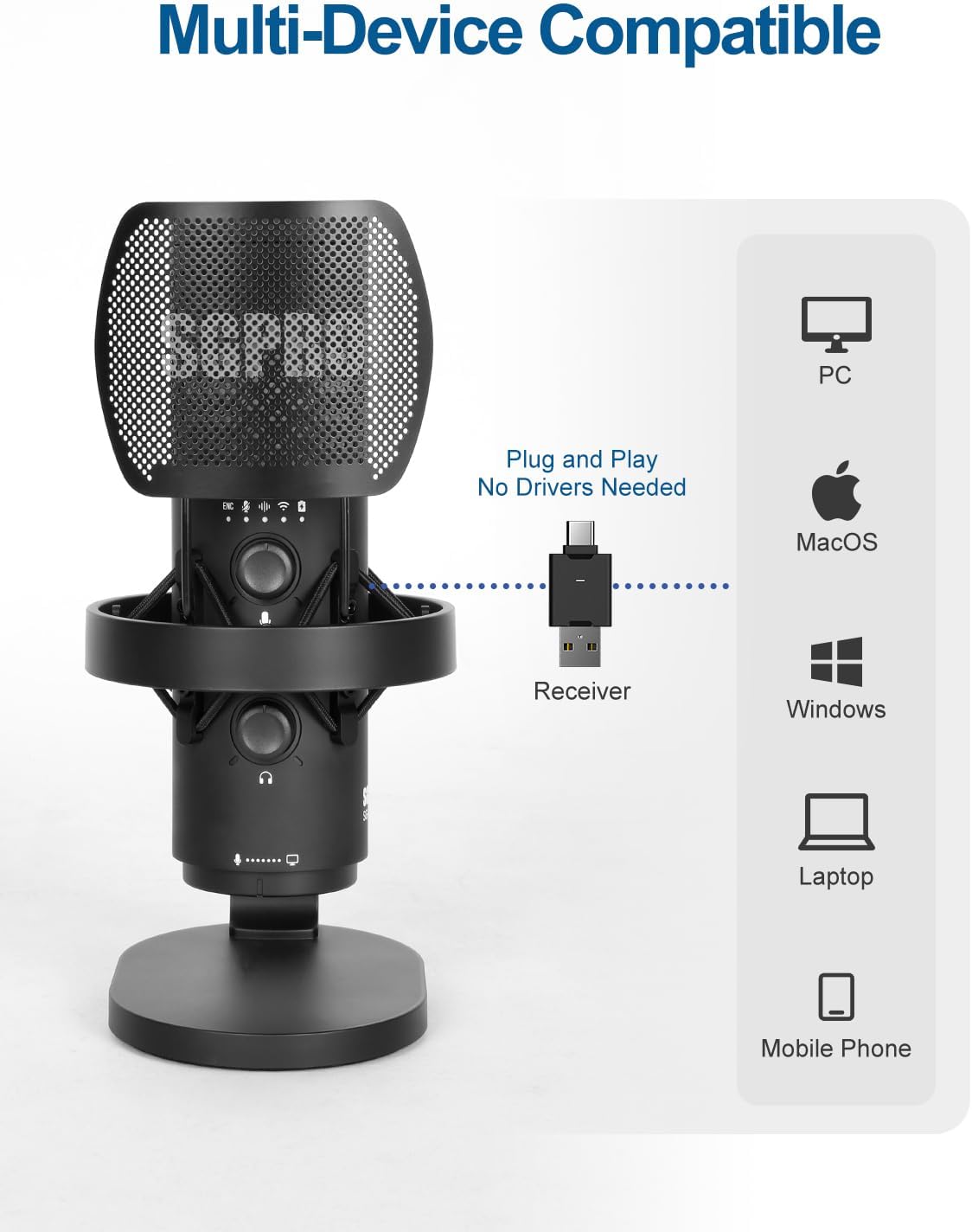 Wireless USB Microphone for St - مراجعة Pc Gaming Gaming وسعره