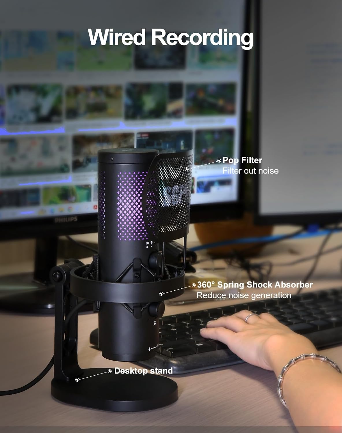 Wireless USB Microphone for St - مراجعة Pc Gaming Gaming وسعره