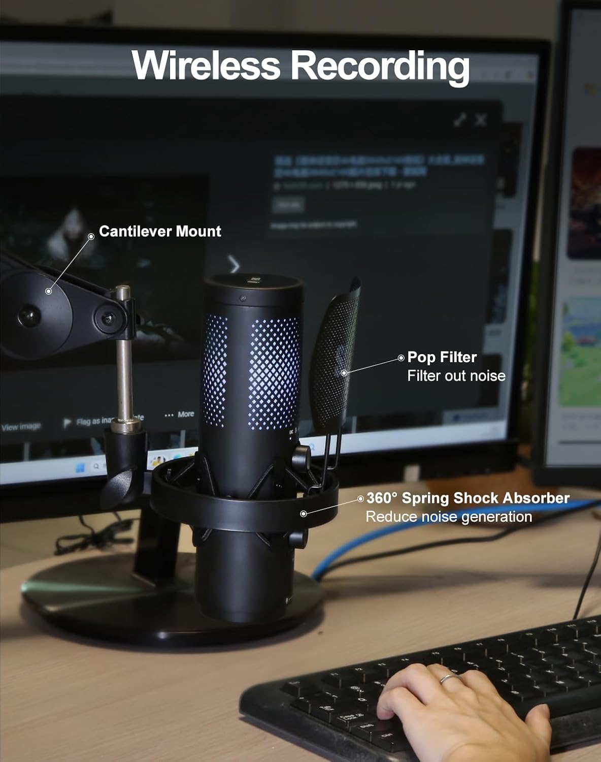 Wireless USB Microphone for St - مراجعة Pc Gaming Gaming وسعره